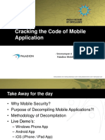 Cracking The Mobile Application Code