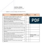 Cuestionario de Control Interno