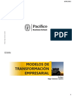 PBS. MBA41. Modelos de Transformación Empresarial. Prof. Edgar Cateriano S1. Sep