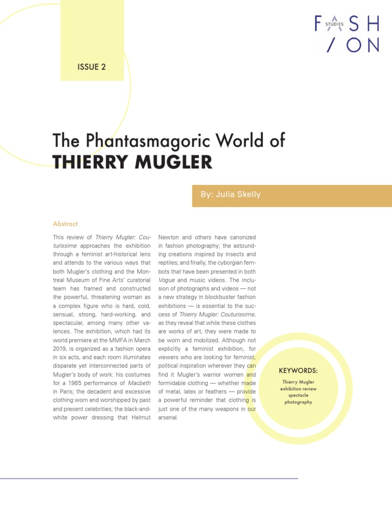 The Phantasmagoric World of Thierry Mugler | PDF