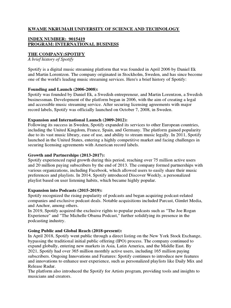 Spotify Pdf Download Free Pdf Spotify Podcast