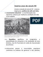 Brasil - Inicio Do Século XX - Industrialização