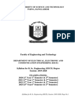 Syllabus For Electrical Electronic and Communication Engineering