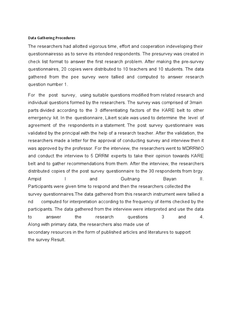 Data gathering procedure PDF