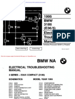 BMW 318ti Electrical 1995 Troubleshooting Manual
