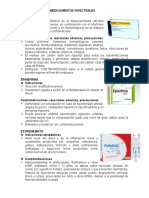 NOMBRES DE MEDICAMENTOS INYECTABLES