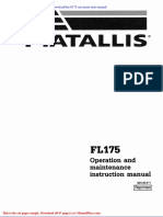 Fiat Fl175 Om Maint Instr Manual