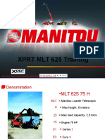 Manitou XPRT MLT 625 Service Training