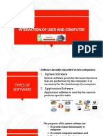 Interaction of User and Computer