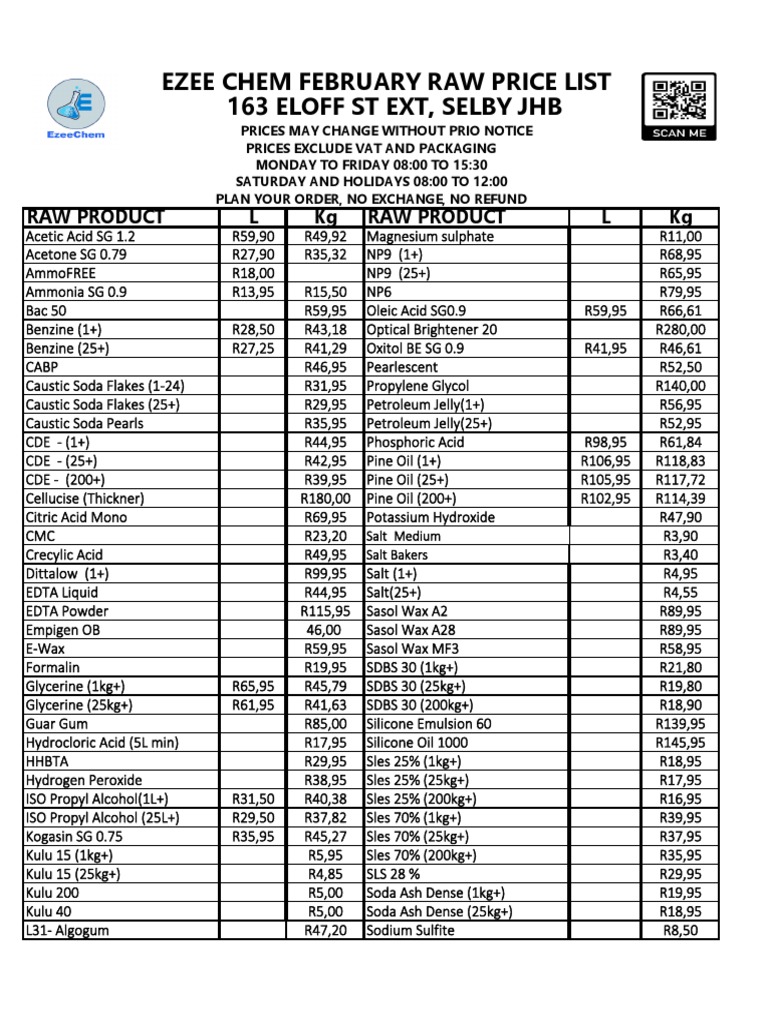 ezeechem-feb-raw-price-list-pdf-chemical-compounds-chemical
