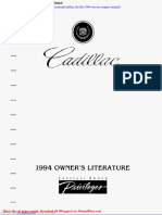 Cadillac Deville 1994 Service Reapair Manual