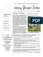 Growing People Newsletter - Fall 2006