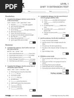 Thk2e BrE L1 Unit Test Extension 11