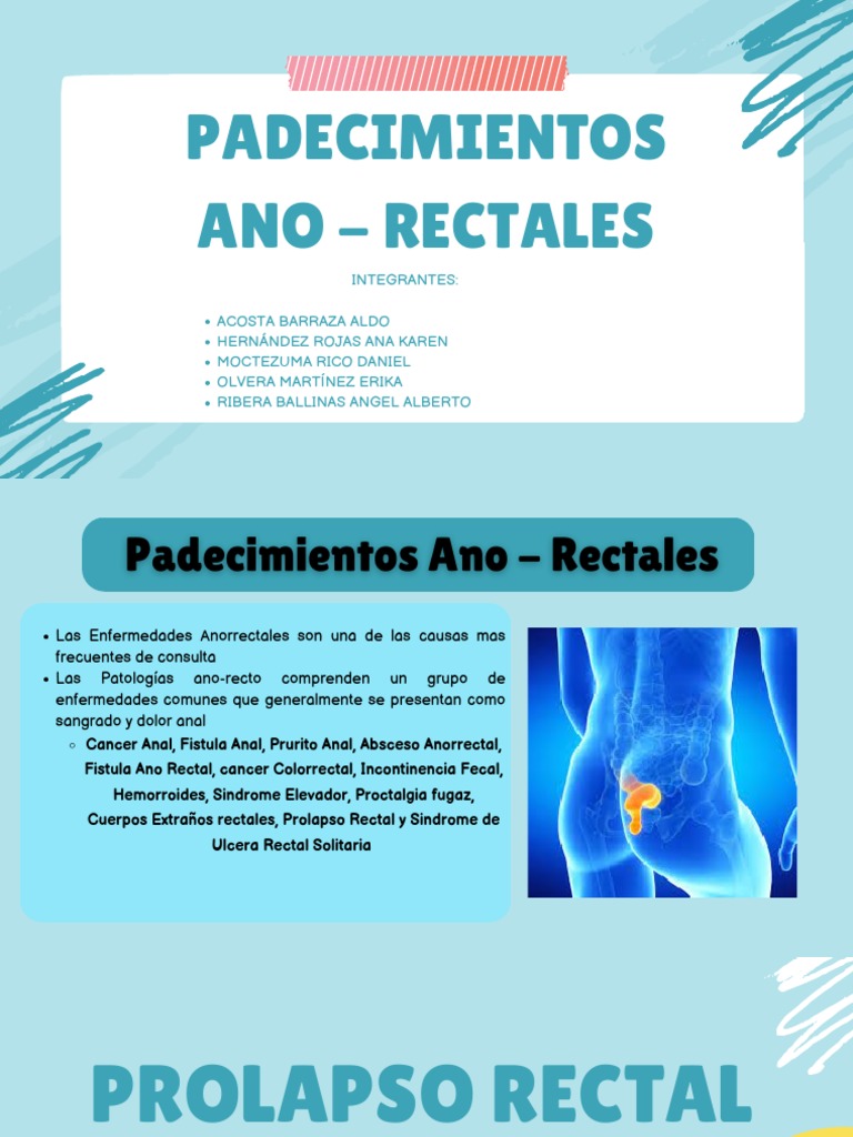 Prolapso Rectal: Causas y Tratamiento | PDF | Hemorroides | Cáncer