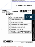 Kobelco Sk450 6 Sk450lc 6 Sk480 6 Sk480lc 6 Crawler Excavator Workshop Manual