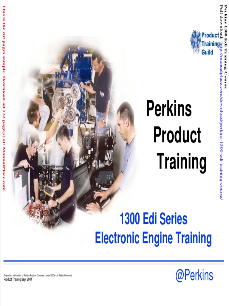 Perkins 1300 EDI Engine Training Guide | PDF | Engines | Electrical ...
