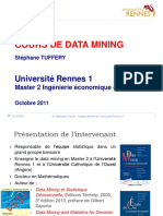 Tuffery - Master Rennes 2011-2012 - Data Mining - Presentation