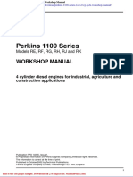 Perkins 1100 Series 4 Re RF RG RJ RK Workshop Manual