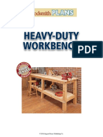 Heavy Duty Plank Workbench