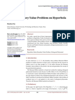 Matrix Boundary Value Problem On Hyperbola