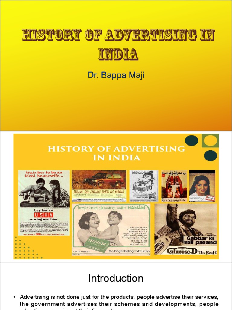 Evolution of Advertising in India | PDF | Social Science
