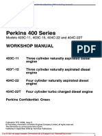 Perkins 400 Workshop Manual