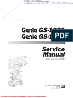 Genie Scissor Lift Gs 1930 Gs 1932 To SN 17407 Gs 1930 Pn39528 Service Manual
