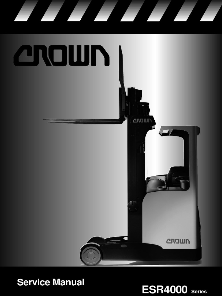 Crown Esr 4000 Service Manual | PDF | Truck | Elevator