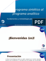 GTO-Irapuato Del Programa Sintético Al Programa Analítico