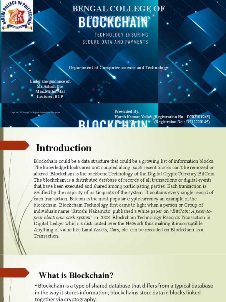 SATYAM KUMAR BlockChain | PDF | Cryptocurrency | Bitcoin