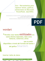 Taller Práctico Herramientas para Enriquecer Textos, Gráficos y Animaciones en PowerPoint AAMicrosoft2-EV03.