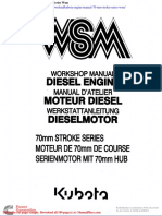 Kubota Engine Manual 70 MM Stroke Series WSM