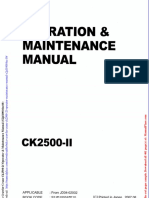 Kobelco Crawler Crane Ck2500 2f Operator Maintenance Manual S2jd10016ze10
