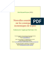 Keynes -  Les Conséquences Economiques De La Paix