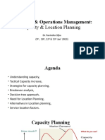 Session 3&4-Capacity & Location Planning