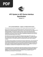 AFC System To AFC Device Interface Specification v1.3