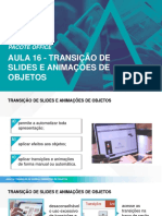 Aula 16 - Transição de Slides e Animações de Objetos