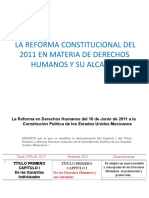 2 Alcance de La Reforma Constitucional Del 2011 en Materia