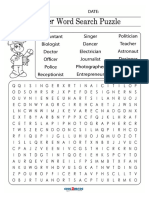 Career Word Search For High School Students