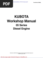 Kubota v1505 Engine Repair Manual | PDF | Horsepower | Pump
