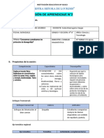 Exp. Diagnostica - Sesión de Aprendizaje N°2 - Marzo