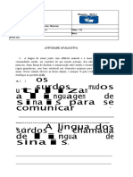 Avaliação Pratica - Educação F.