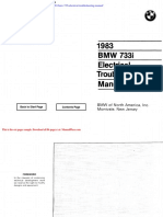 1983 BMW 735i Electrical Troubleshooting Manual
