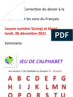 Alphabet, Saisons, Mois de L'année, Jours de La Semaine