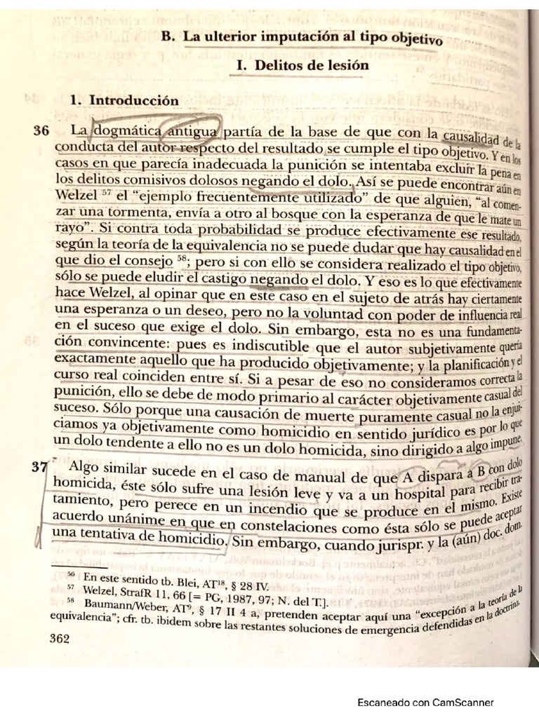 Roxin - Imputación Objetiva | PDF