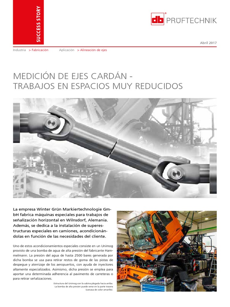 Alineaci N Cardan en Espacios Confinados 1598078214 | PDF | Medición |  Engranaje