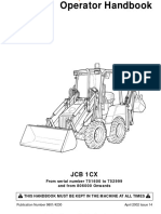 JCB 1cx Operators Manual