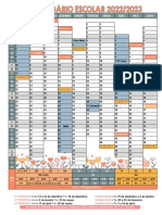 Calendário Escolar Ano Letivo 2022-2023