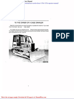 Case Crawler Dozer 1150e 1155e Operators Manual