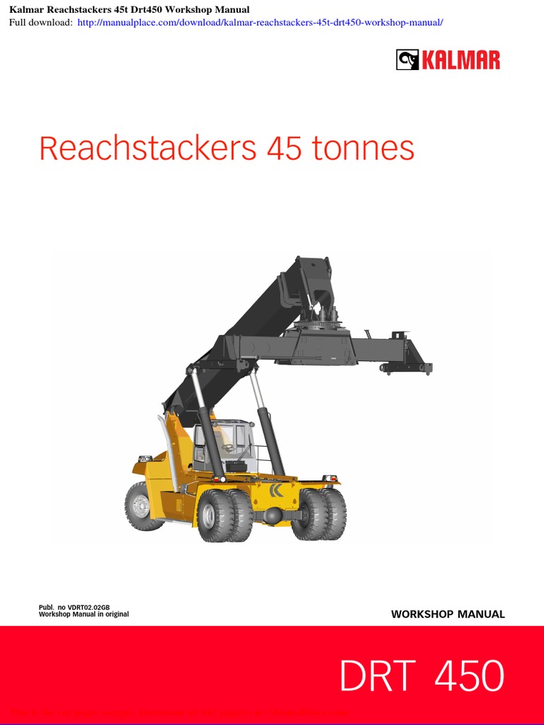 Kalmar Reachstackers 45t Drt450 Workshop Manual | PDF | Manual ...